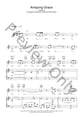 Amazing Grace piano sheet music cover